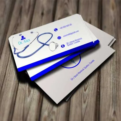 Những mẫu card visit chuyên nghiệp dành cho phòng khám - nhà thuốc