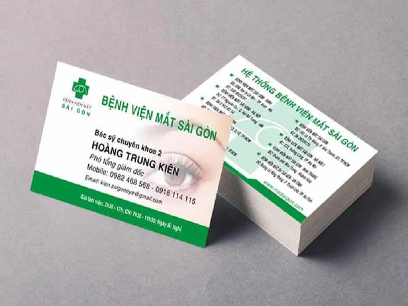 Những mẫu card visit chuyên nghiệp dành cho phòng khám - nhà thuốc