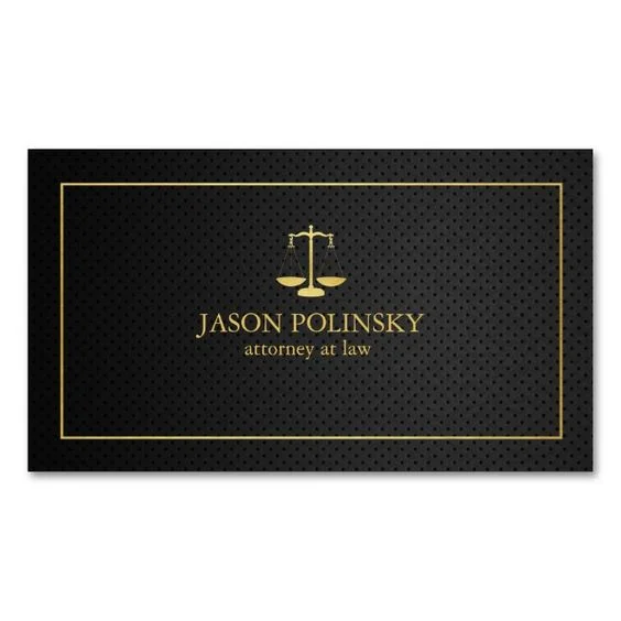Làm thế nào đê có name card sang trọng trong ngành luật?