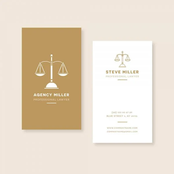 Làm thế nào đê có name card sang trọng trong ngành luật?