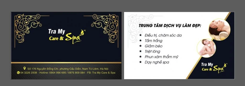 Những điểm đáng chú ý khi làm card visit dành cho ngành phun xăm thẩm mĩ 
