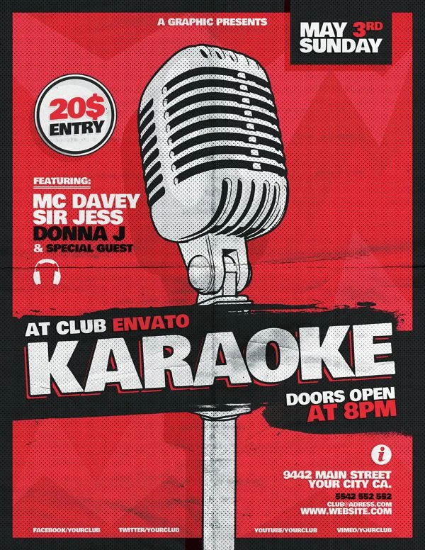 Những gợi ý độc đáo để thiết kế card dịch vụ karaoke