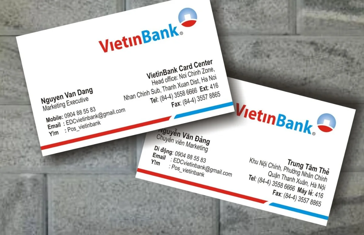 7 bước để có tấm name card ngân hàng chuẩn