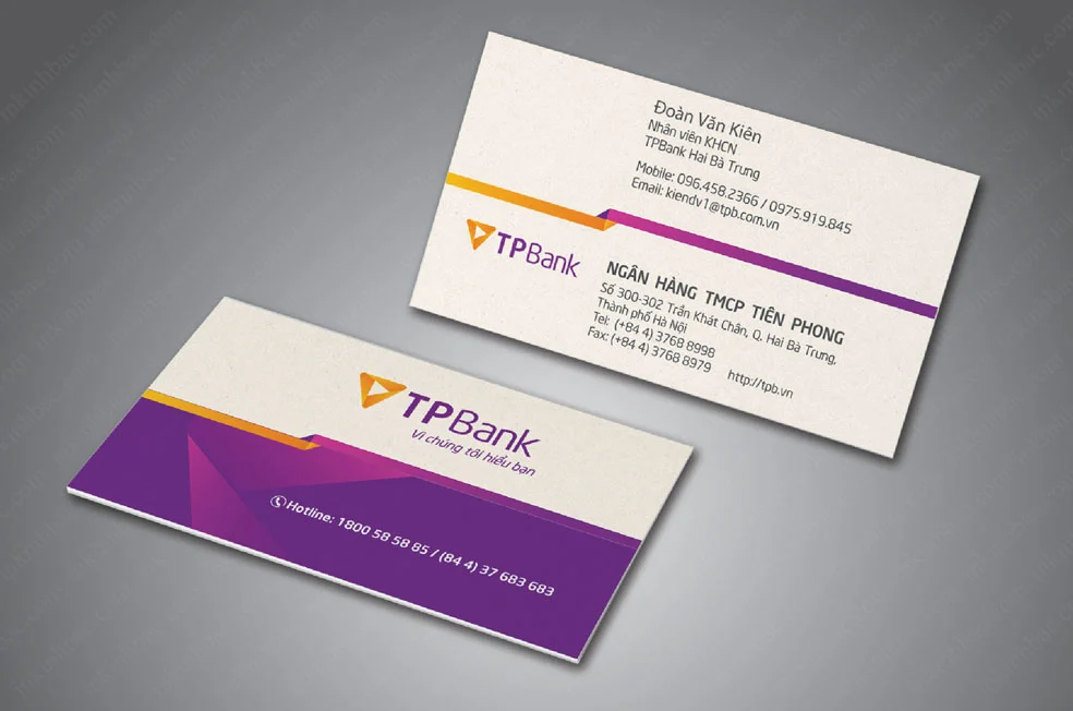 7 bược để có tấm name card ngân hàng chuẩn