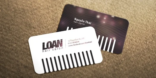 Top 4 trend thiết kế name card salon tóc