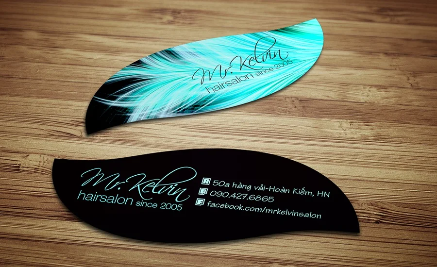 Top 4 trend thiết kế name card salon tóc