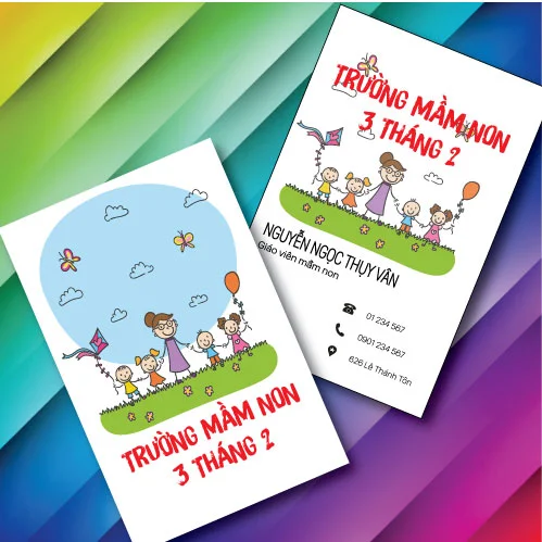 List mẫu card visit đẹp dành cho giáo viên, gia sư, chuyên gia đào tạo