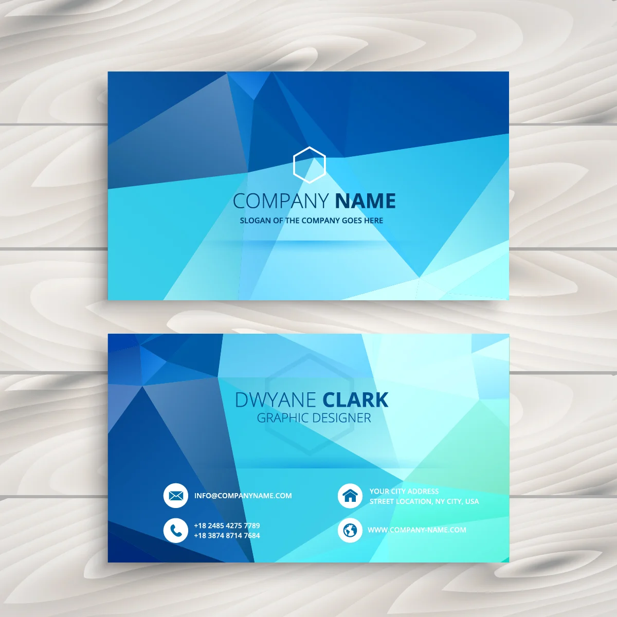Những mẫu thiết kế name card mệnh Thủy độc đáo