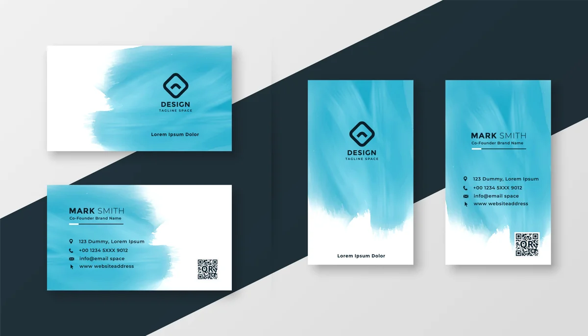 Những mẫu thiết kế name card mệnh Thủy độc đáo