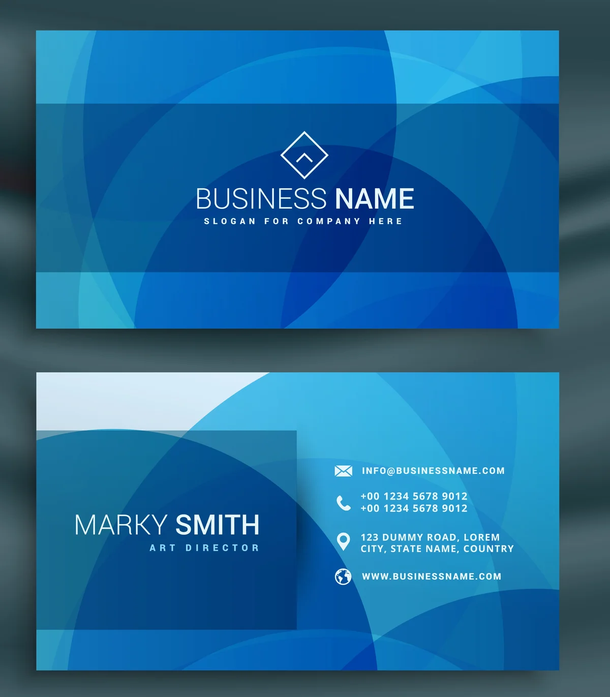 Những mẫu thiết kế name card mệnh Thủy độc đáo