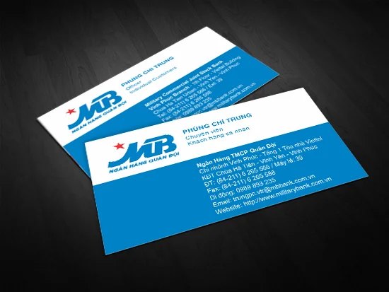 Chuyên mục thiết kế name card cho ngân hàng: Cần lưu ý những gì?