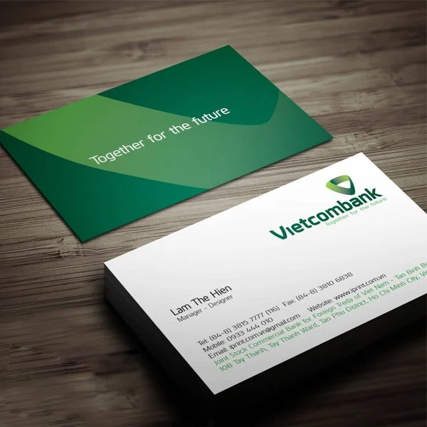Chuyên mục thiết kế name card cho ngân hàng: Cần lưu ý những gì?