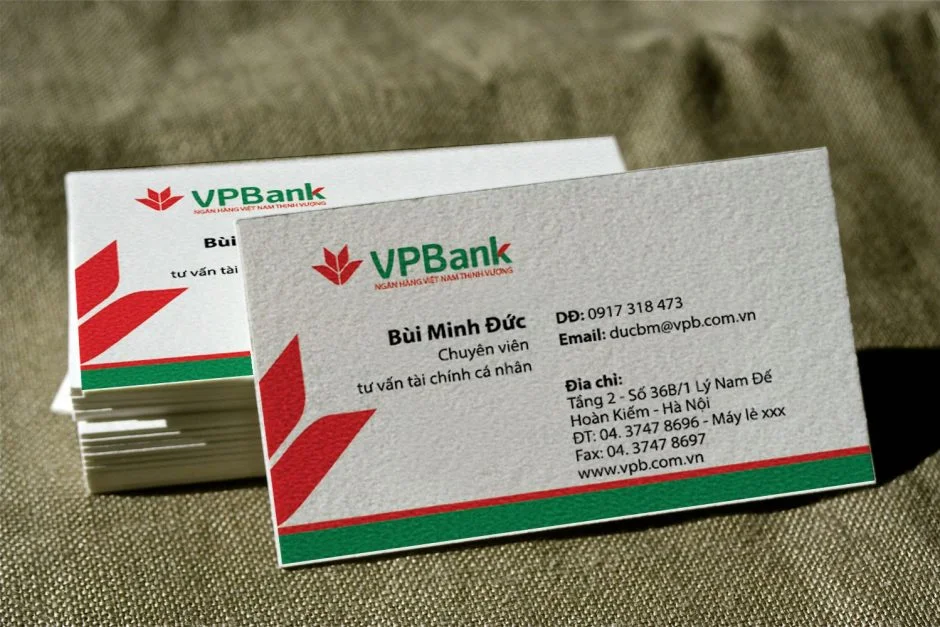 Chuyên mục thiết kế name card cho ngân hàng: Cần lưu ý những gì?