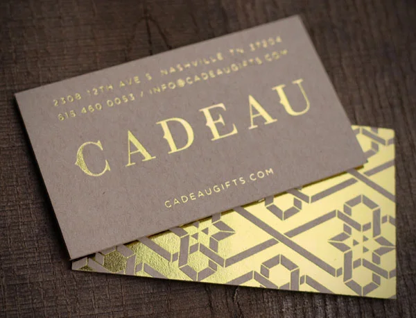 Tham khảo một số mẫu name card ép kim ấn tượng