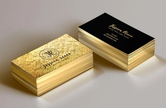 Tham khảo một số mẫu name card ép kim ấn tượng