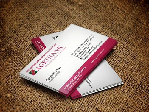 Chuyên mục thiết kế name card cho ngân hàng: Những thông tin cần có