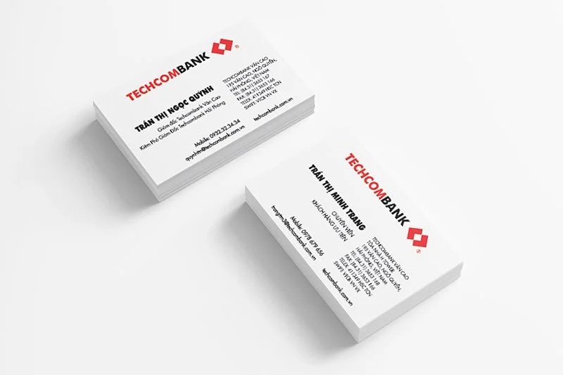 Chuyên mục thiết kế name card cho ngân hàng: Những thông tin cần có