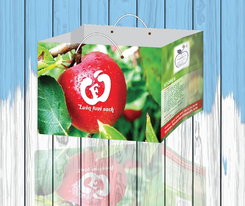 Túi giấy đựng hoa quả - xu hướng của lối sống hiện đại