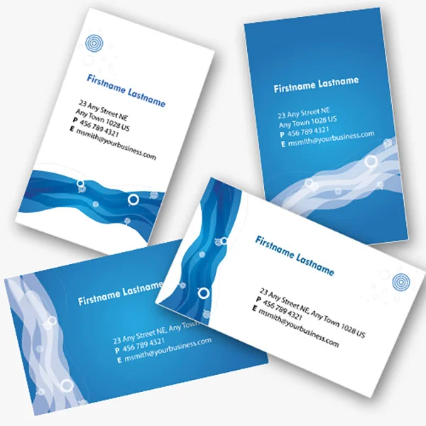 Những mẫu thiết kế name card mệnh Thủy độc đáo