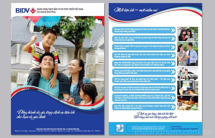 list tờ rơi ngân hàng HOT mang phong cách sang trọng và lịch thiệ