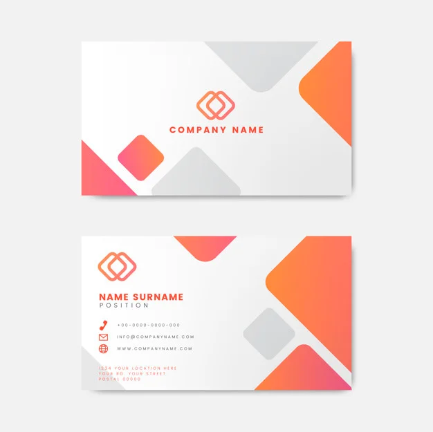 mẫu card visit cho người thuộc mệnh Hỏa