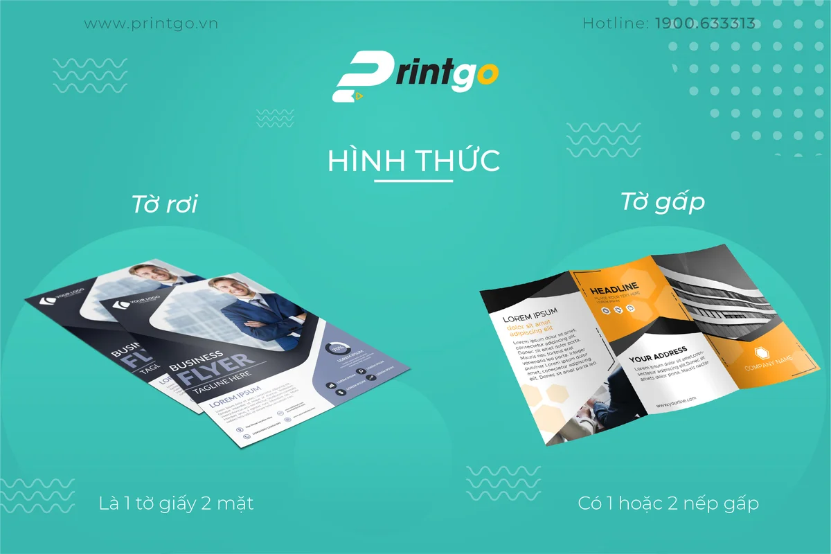 Phân biệt sự khác nhau giữa tờ rơi và tờ gấp