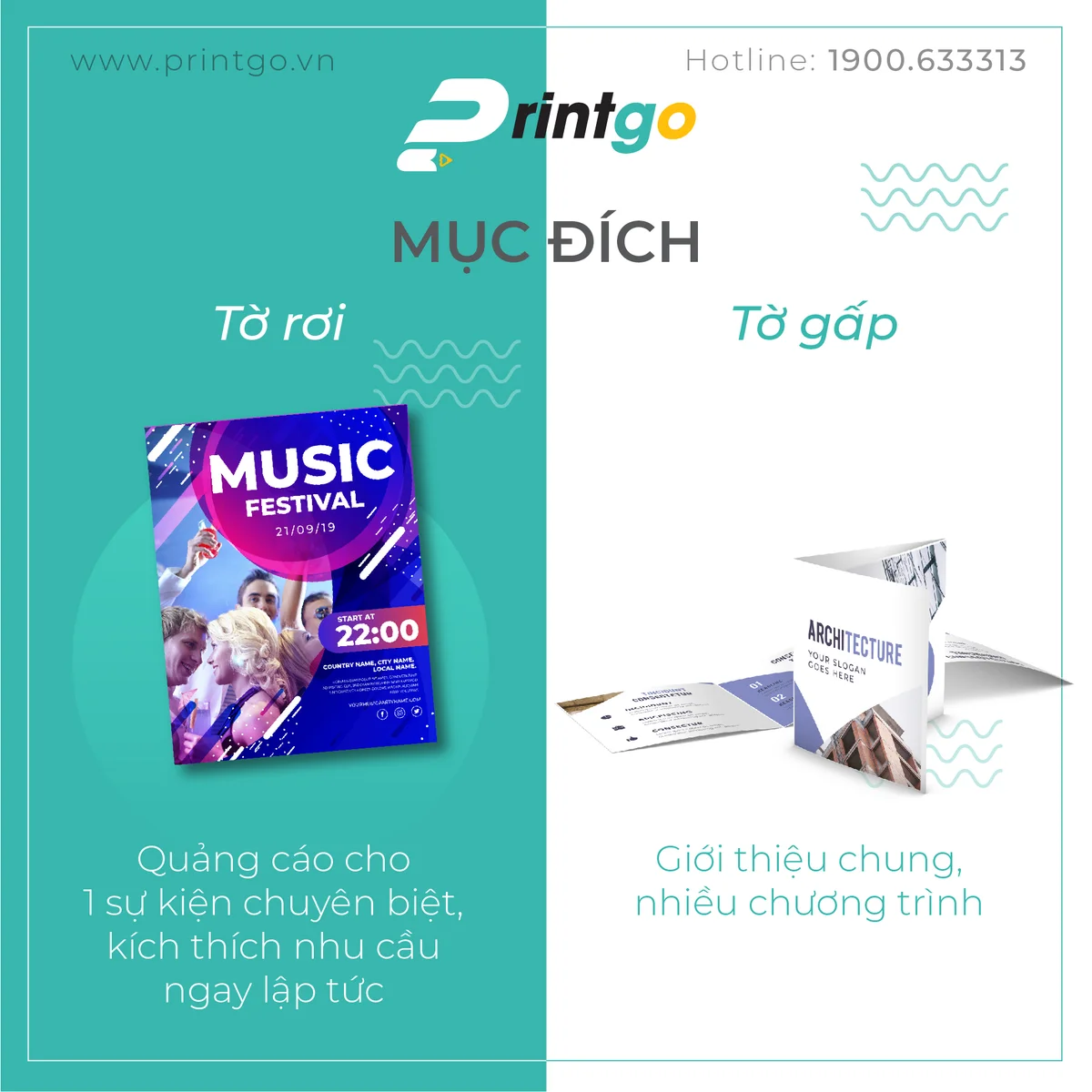 Phân biệt sự khác nhau giữa tờ rơi và tờ gấp