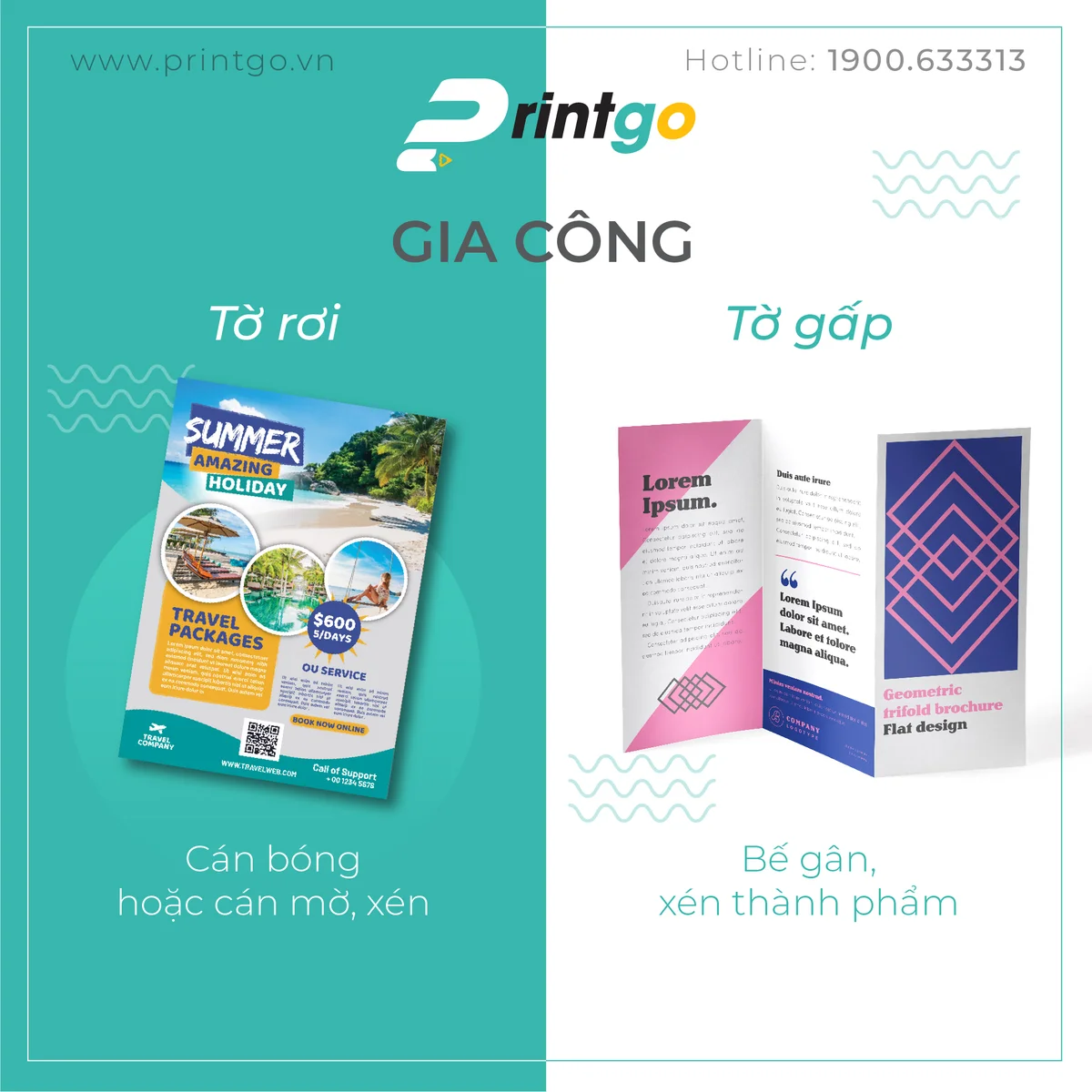 Phân biệt sự khác nhau giữa tờ rơi và tờ gấp