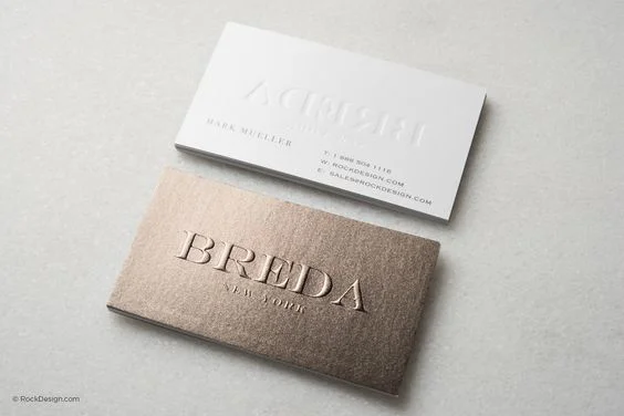 Sự khác biệt của name card in trên giấy mỹ thuật