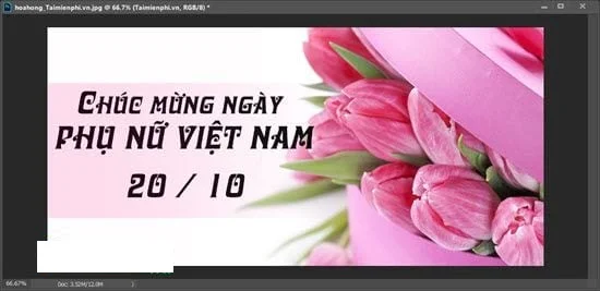 Thiết kế mẫu thiệp với phần mềm Photoshop