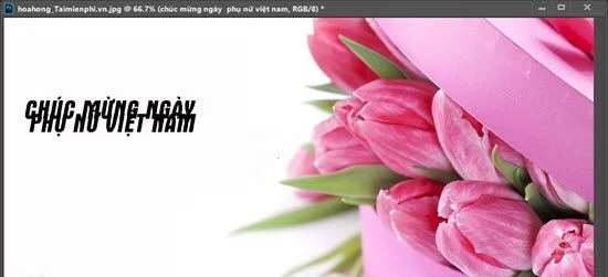 Thiết kế mẫu thiệp với phần mềm Photoshop