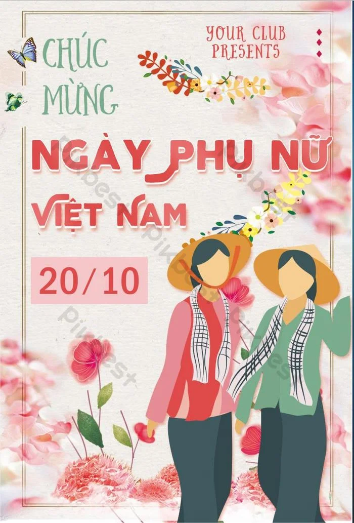 Đi tìm những mẫu thiết kế thiệp mừng 20/10: Tưởng khó mà dễ