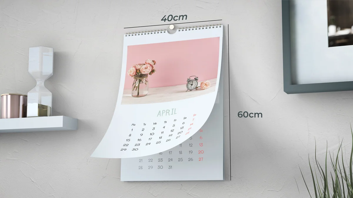 lịch treo tường 5 tờ 