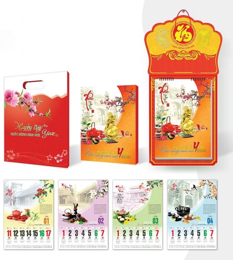 lưu ý cần thiết khi in ấn lịch tết đẹp giá rẻ