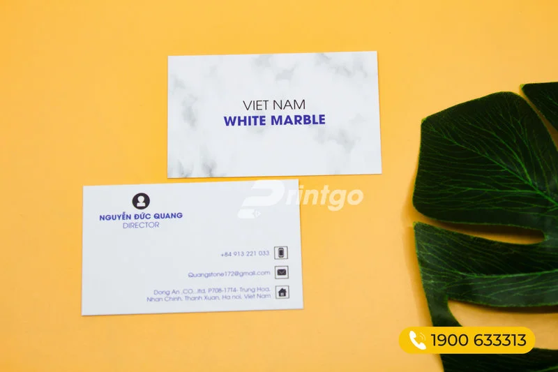 Những chất liệu và quy cách gia công cơ bản cho namecard