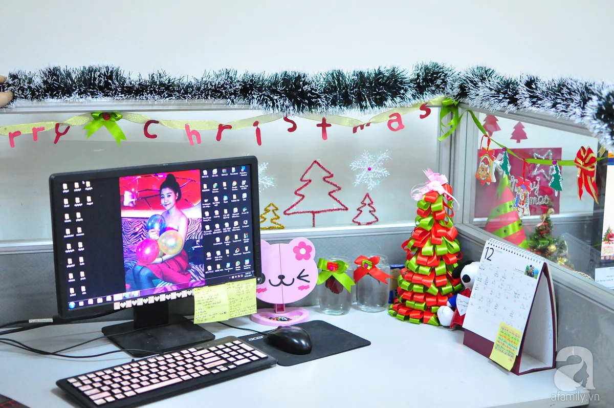 10 ý tưởng trang trí noel văn phòng, độc đáo ấn tượng với chi phí thấp