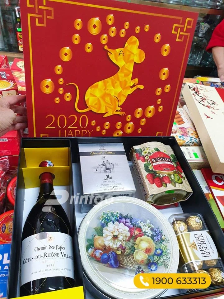 Những mẫu hộp quà tết sang trọng - hấp dẫn năm 2019 - Canh Tí