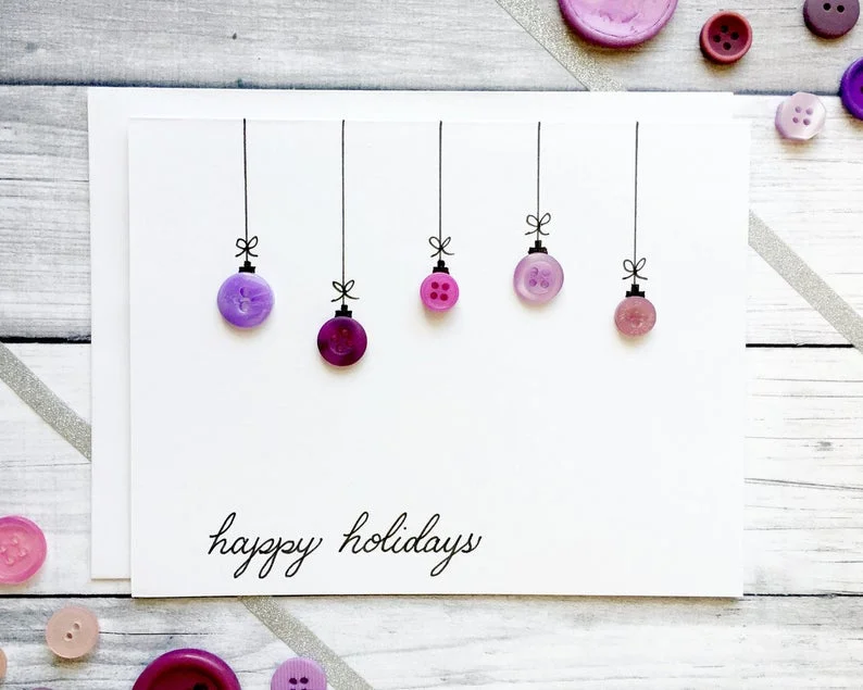 Trang trí thiệp noel