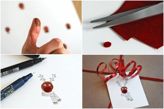 Cách làm thiệp noel đơn giản
