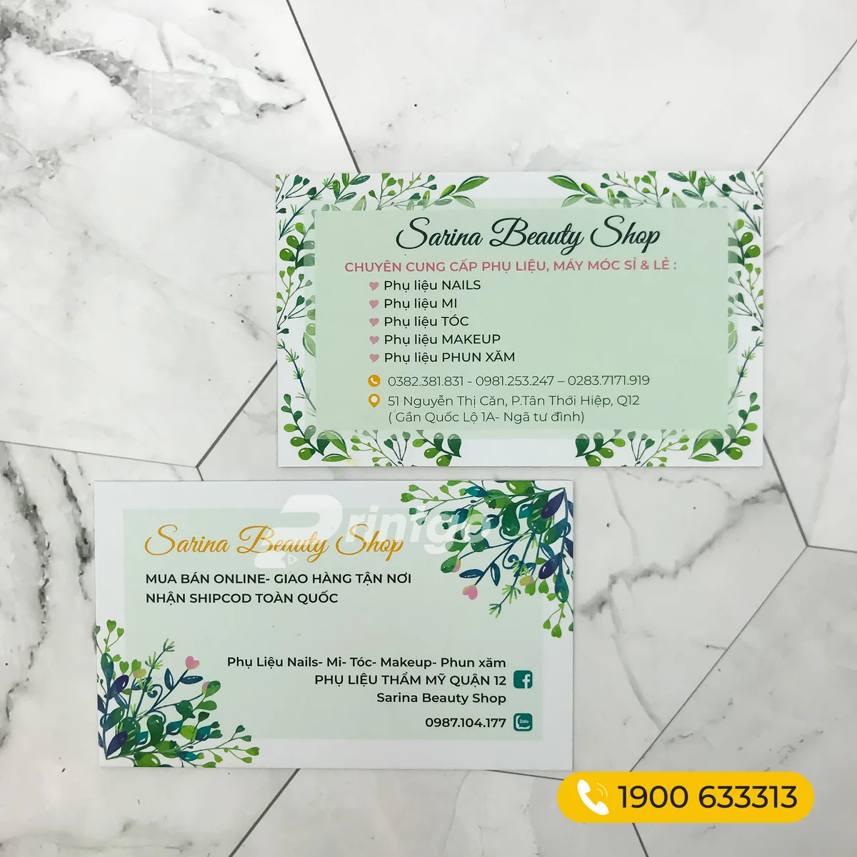 Top 10 mẫu card visit phổ biến trong lĩnh vực spa bạn nên biết