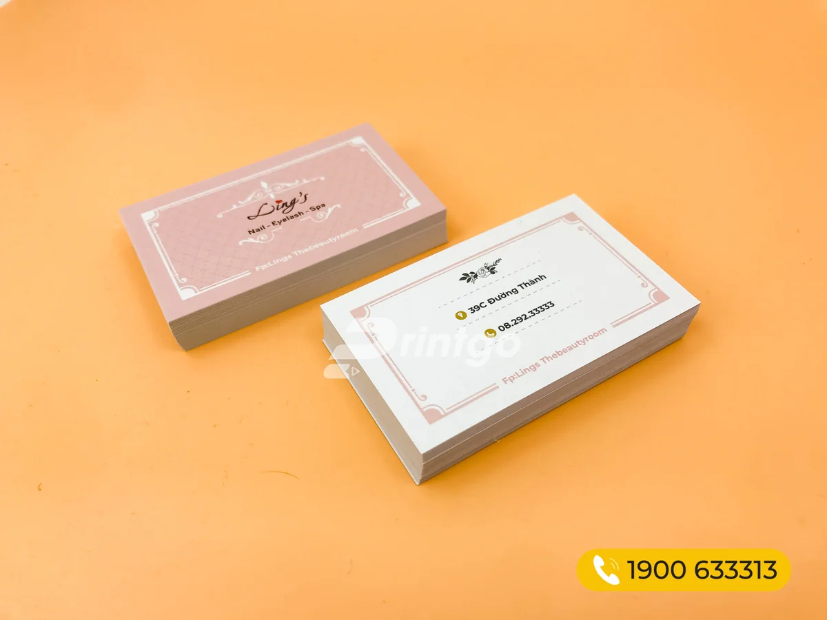 Top 10 mẫu card visit phổ biến trong lĩnh vực spa bạn nên biết