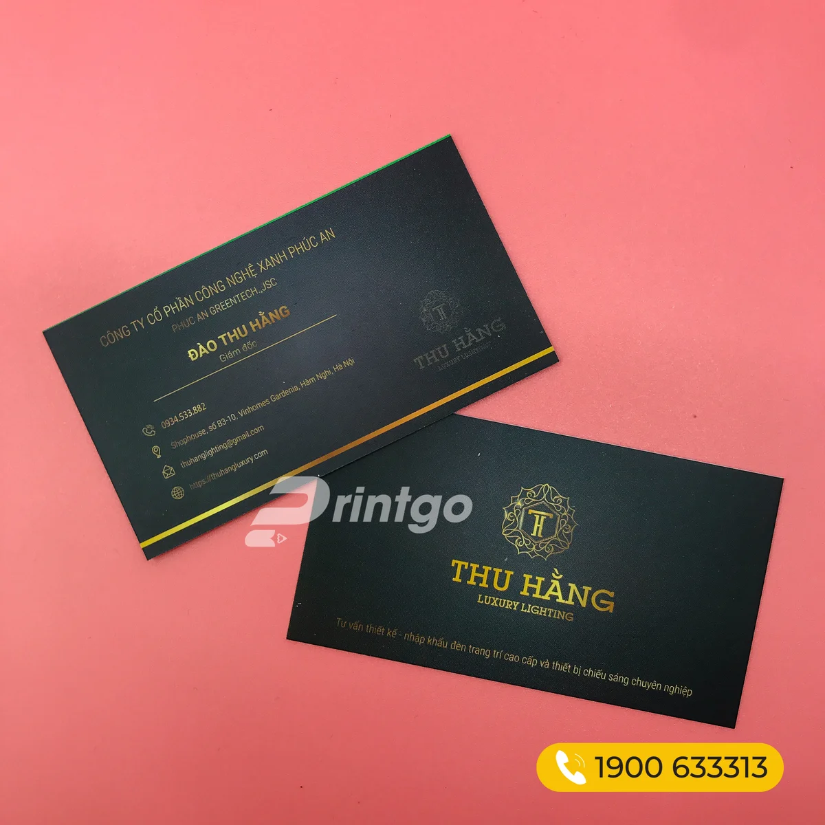 +10 mẫu danh thiếp ép kim sang trọng và thời thượng bạn cần có