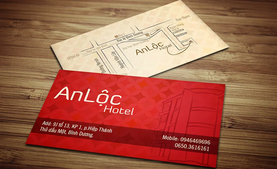Top 10+ mẫu name card khách sạn sang trọng, thời thượng