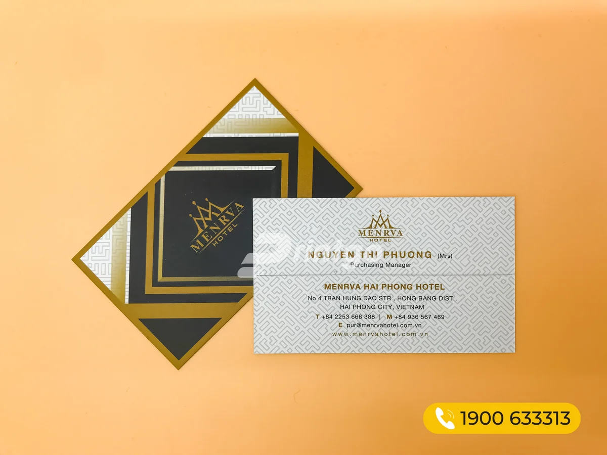 Top 10+ mẫu name card khách sạn sang trọng, thời thượng