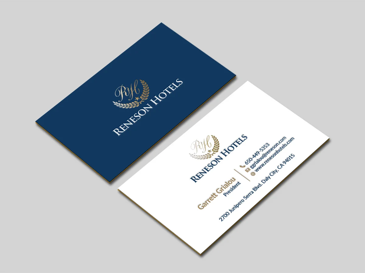 Top 10+ mẫu name card khách sạn sang trọng, thời thượng