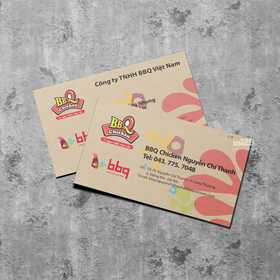Cập nhật ngay 15 mẫu name card quán ăn độc đáo cùng Printgo