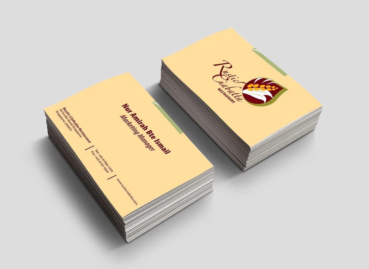 Cập nhật ngay 15 mẫu name card quán ăn độc đáo cùng Printgo