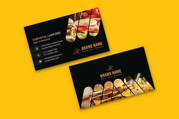 Cập nhật ngay 15 mẫu name card quán ăn độc đáo cùng Printgo