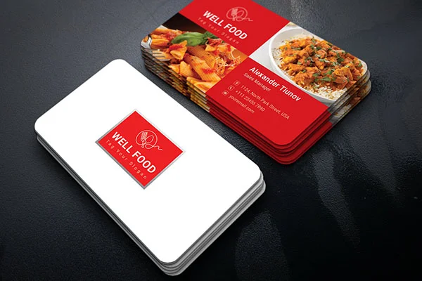 Cập nhật ngay 15 mẫu name card quán ăn độc đáo cùng Printgo