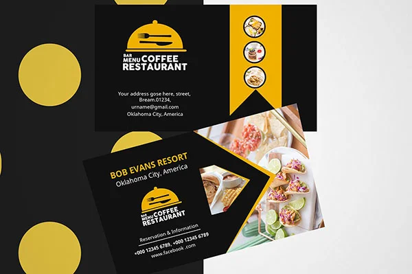 Cập nhật ngay 15 mẫu name card quán ăn độc đáo cùng Printgo